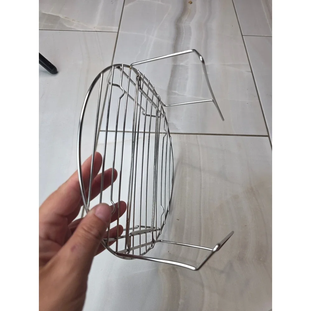 Ninja Stainless Steel Wire Steaming Rack‎ Collapsible Handles 8 Inch F2